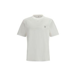 Brunello Cucinelli White Cotton Men's T-Shirt